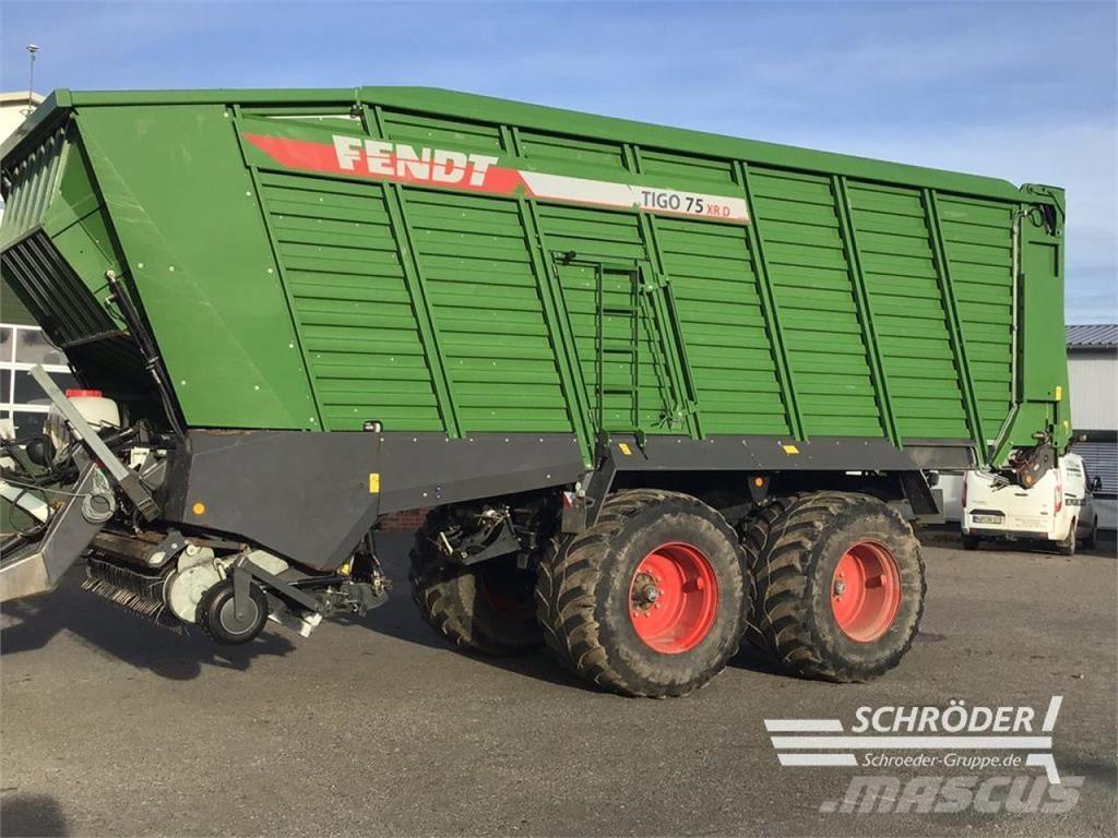 Fendt TIGO 75 XR Self-loading trailers