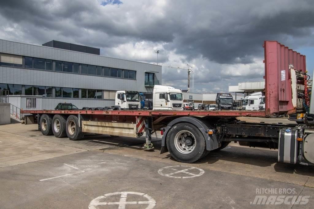 Krone SD 27 EL Flatbed/Dropside semi-trailers