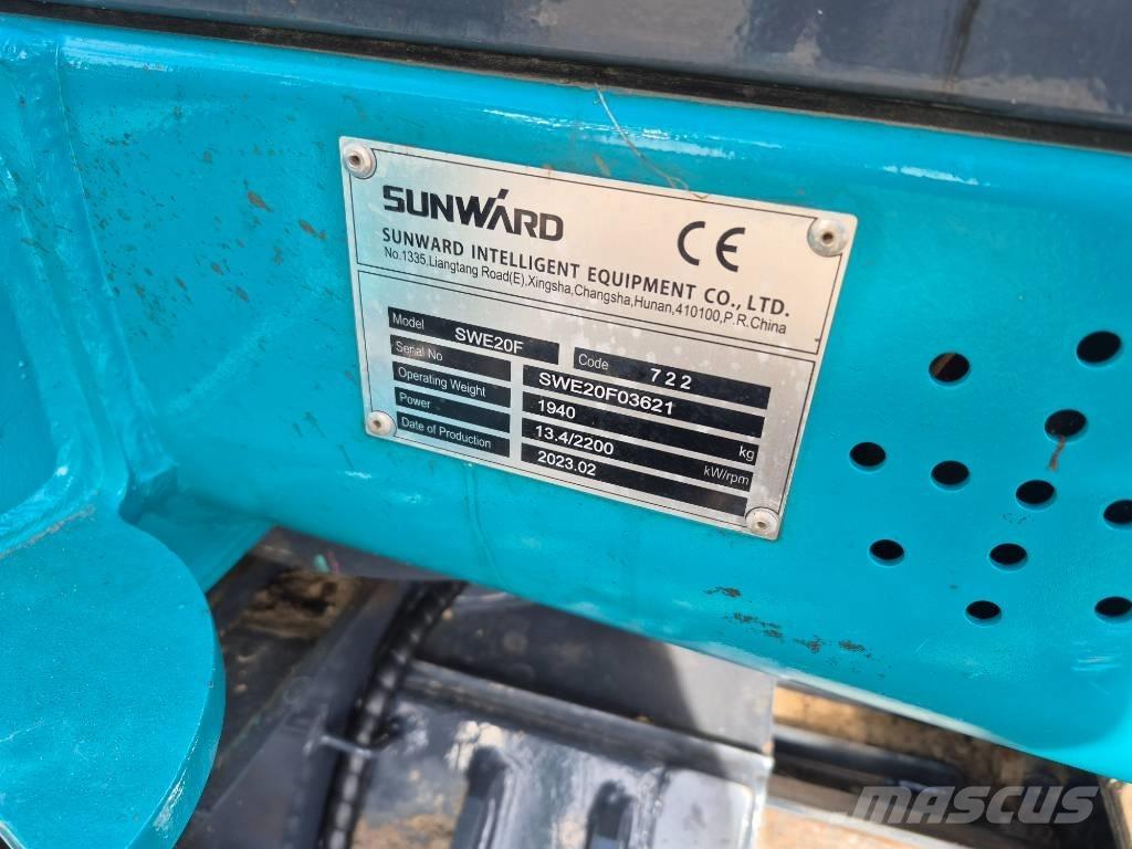 Sunward SWE 20 F Mini excavators < 7t (Mini diggers)