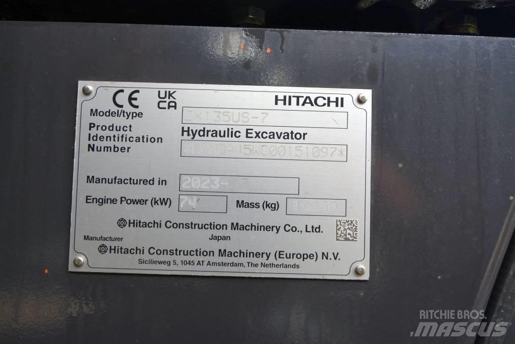 Hitachi ZX 135 US-7 Crawler excavators