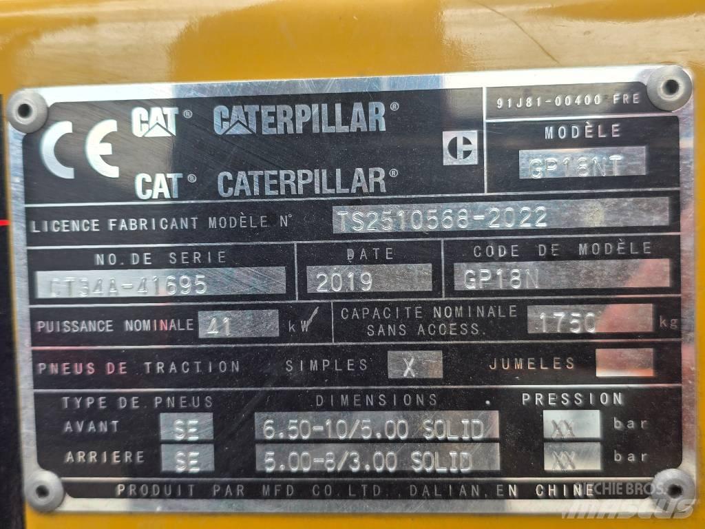 CAT GP 18 NT LPG trucks