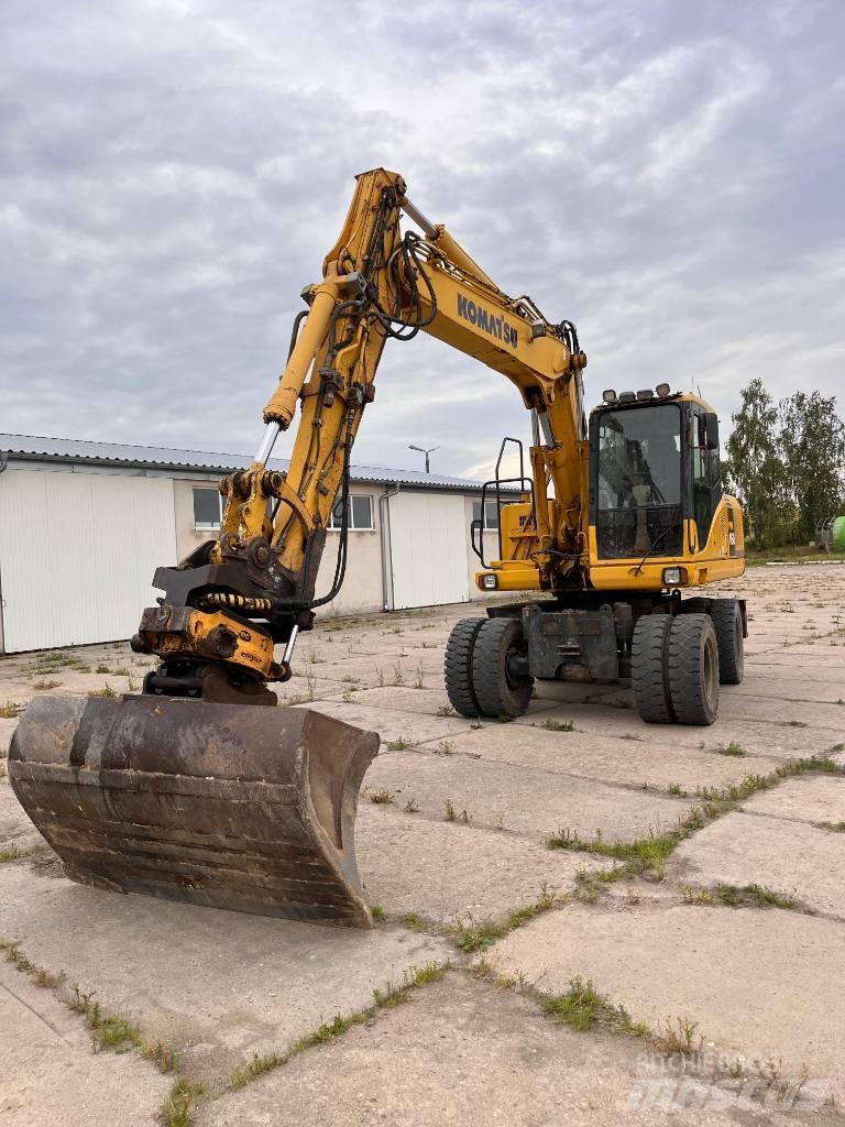 Komatsu 160 PW Wheeled excavators