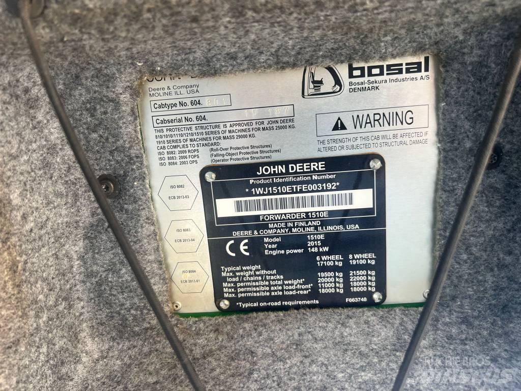 John Deere 1510 E Forwarders