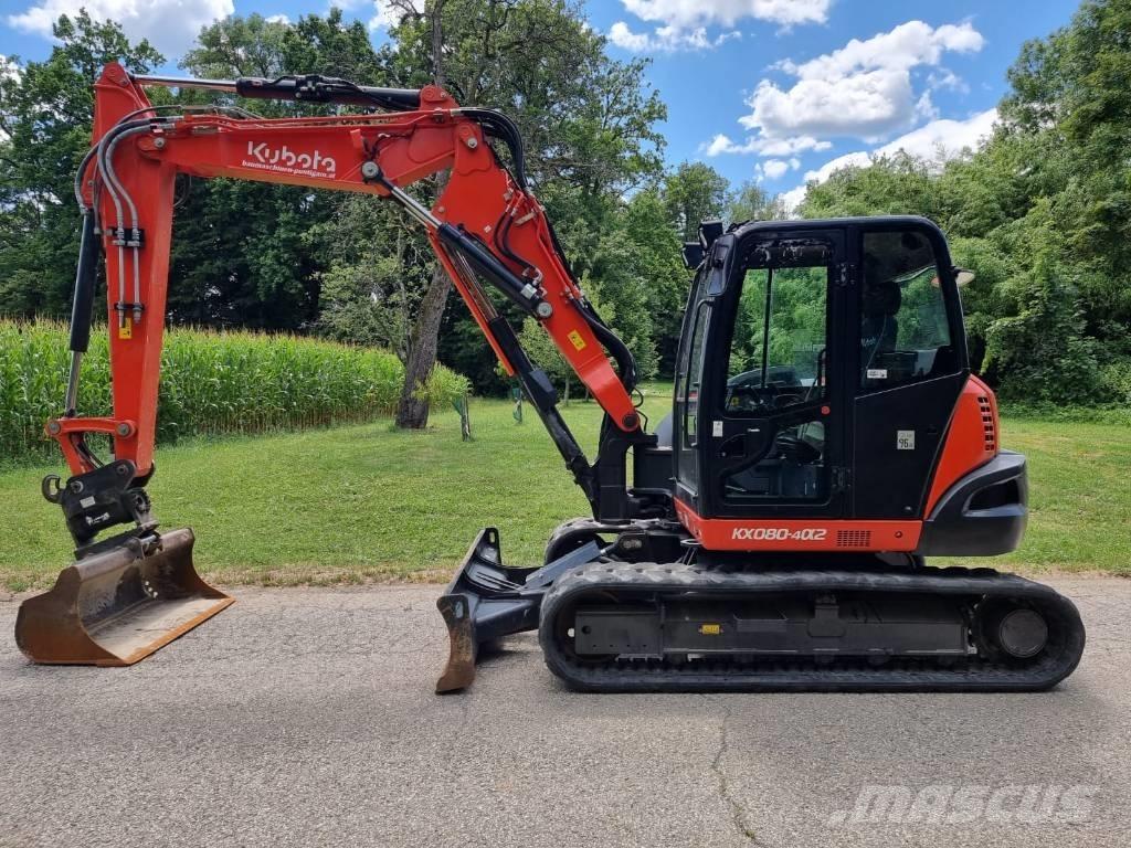Kubota KX 080-4a2 Mini excavators  7t - 12t