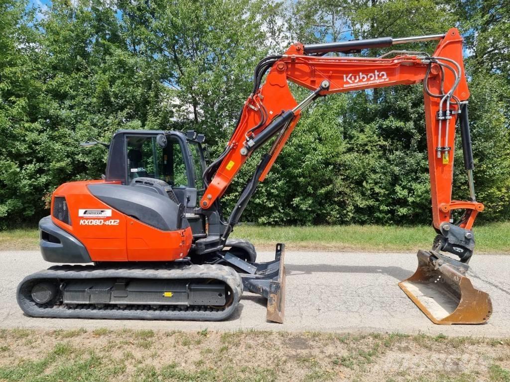 Kubota KX 080-4a2 Mini excavators  7t - 12t