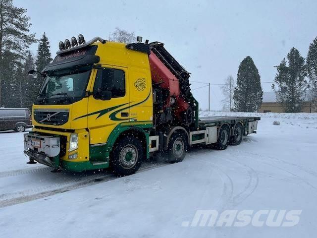 Volvo FM 13 8*4 Truck mounted cranes