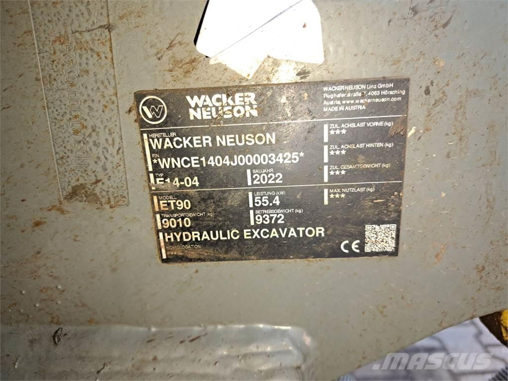 Wacker Neuson ET90 Crawler excavators