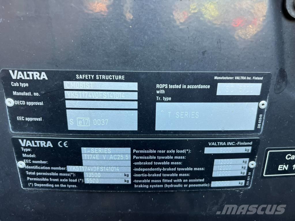 Valtra T 174 Versu Tractors