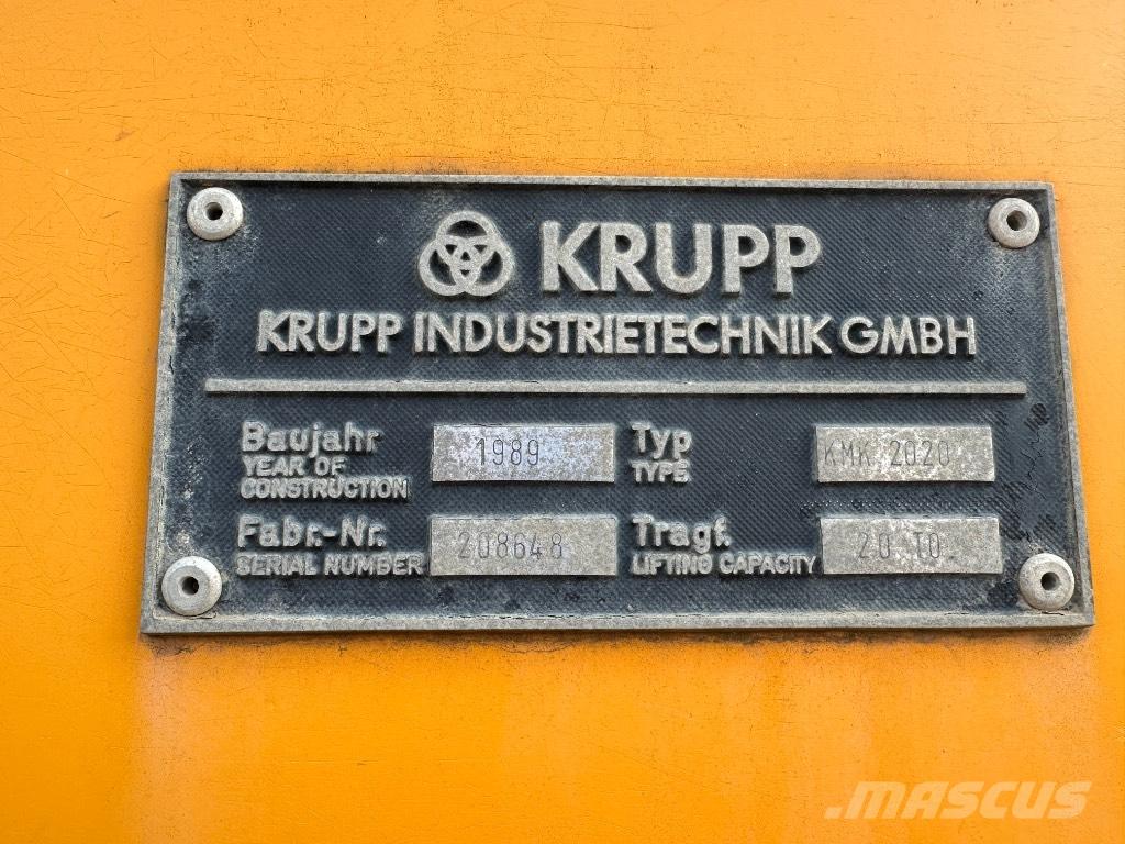 Krupp KMK 2020 All terrain cranes