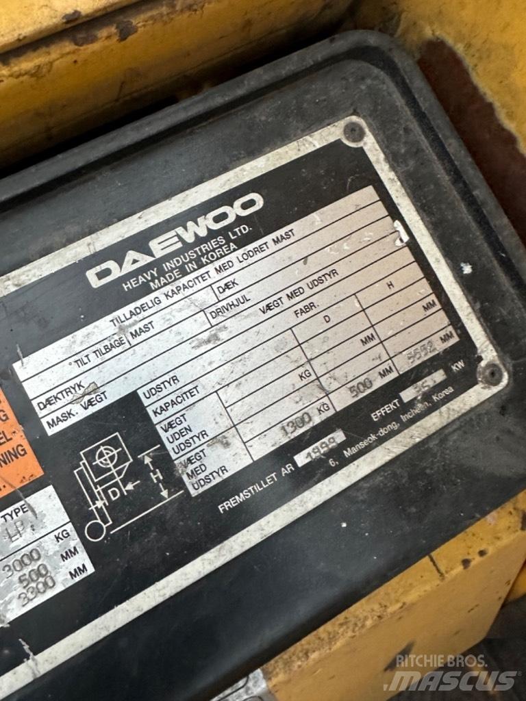Daewoo G30E LPG trucks