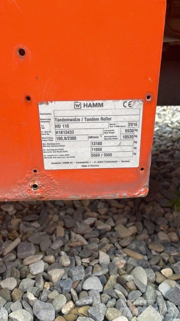 Hamm HD 110 Twin drum rollers