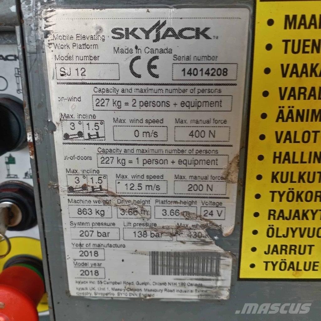 SkyJack SJ 12 Used Personnel lifts and access elevators