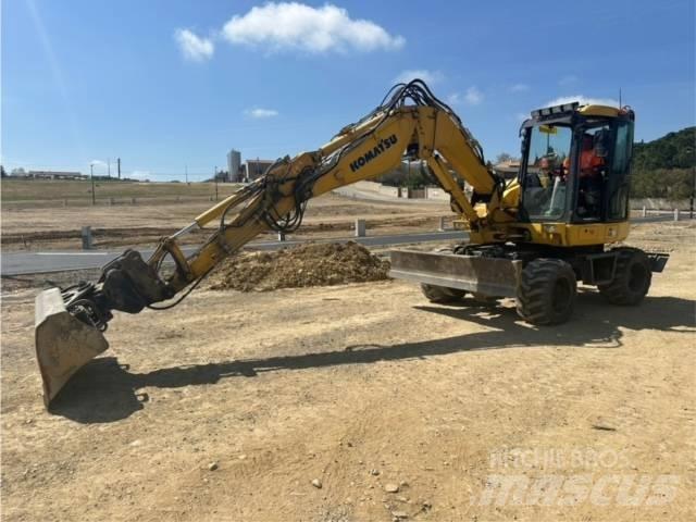 Komatsu PW98 MR-10 Wheeled excavators