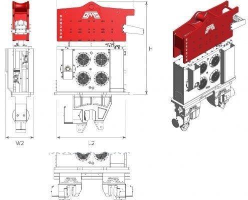  SVR 20VM Vibratory pile drivers