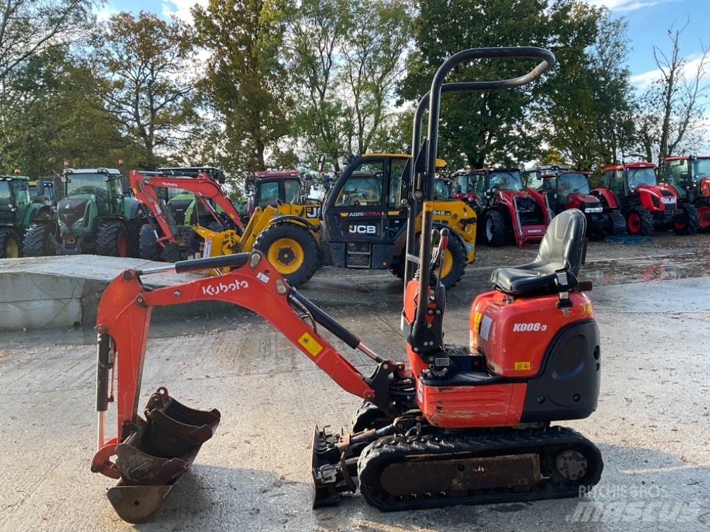 Kubota K 008-3 Mini excavators < 7t (Mini diggers)