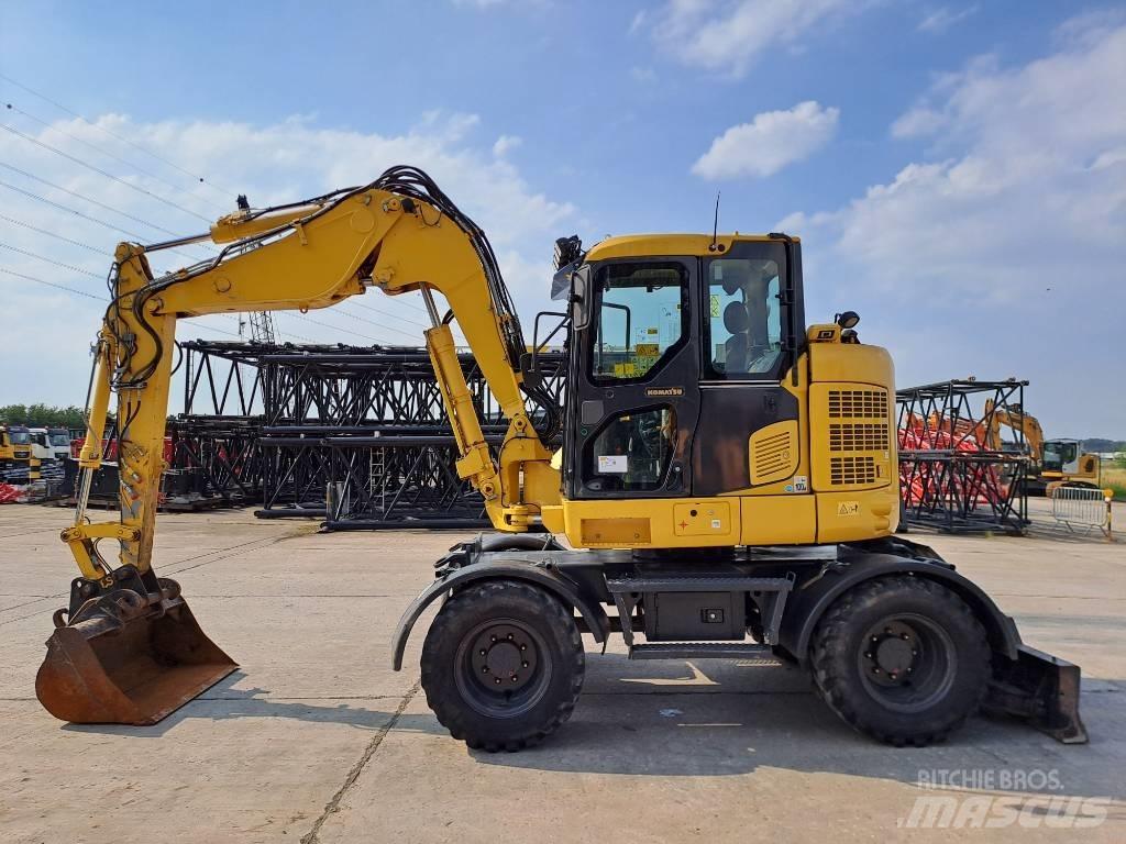Komatsu PW118MR-11 Wheeled excavators