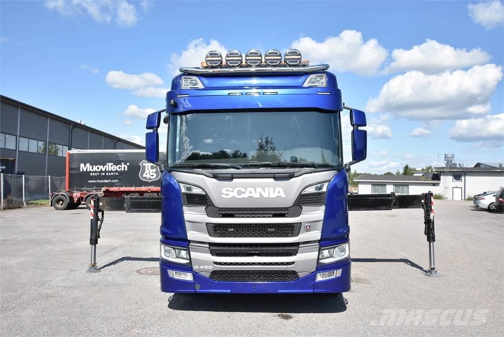 Scania G450 8X4 Truck mounted cranes