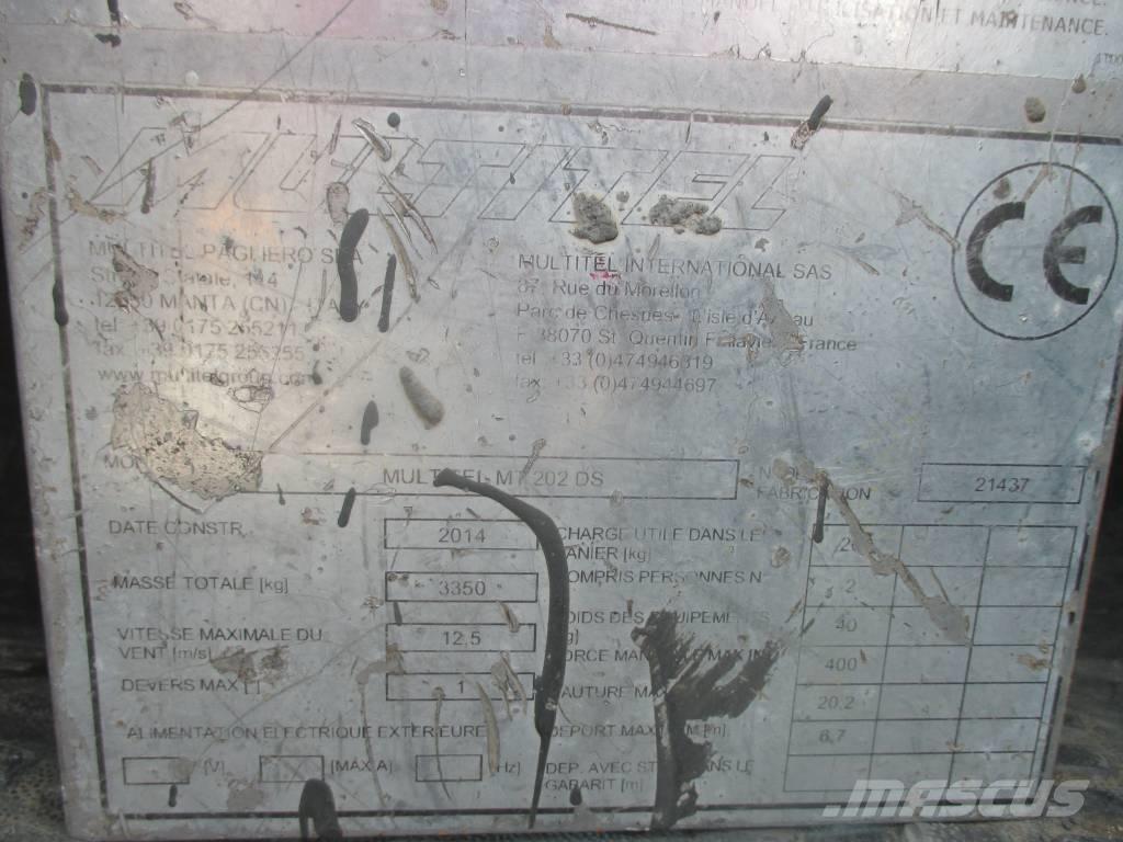 Multitel MT 202 DS Truck mounted platforms