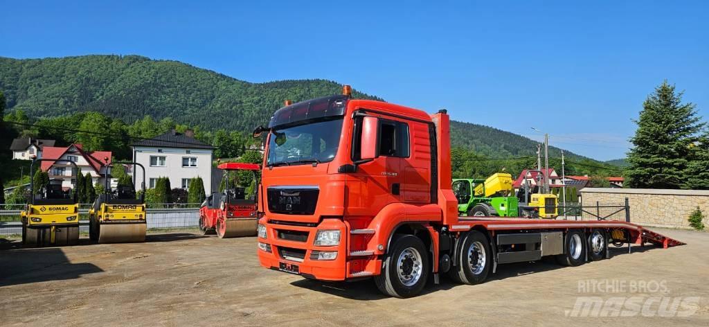 MAN TGS 35.400 Beavertail Flatbed / winch trucks