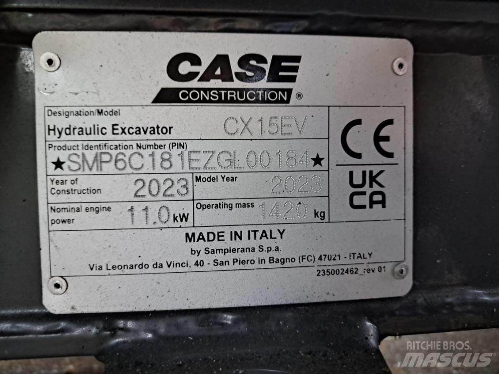 CASE CX15EV Mini excavators < 7t (Mini diggers)
