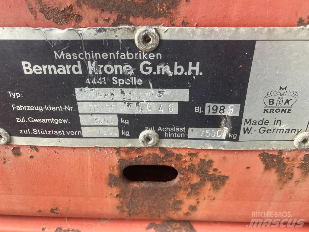 Krone Turbo 3500 Self-loading trailers