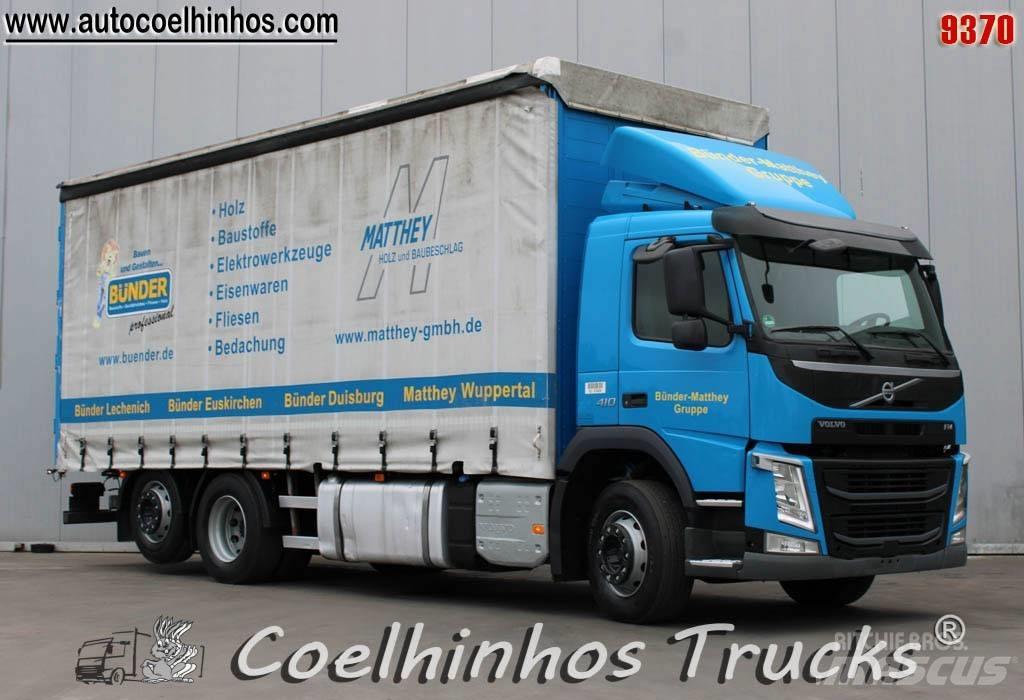 Volvo FM 410 Curtain sider trucks