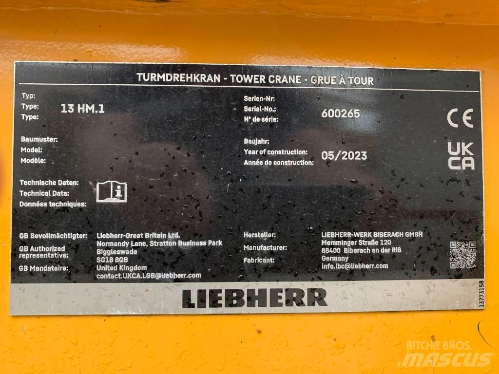 Liebherr 13HM Tower cranes