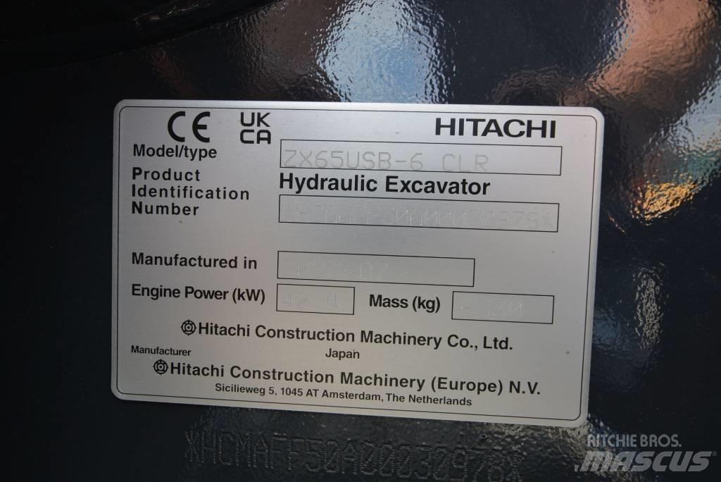 Hitachi ZX 65 USB-6 Mini excavators < 7t (Mini diggers)