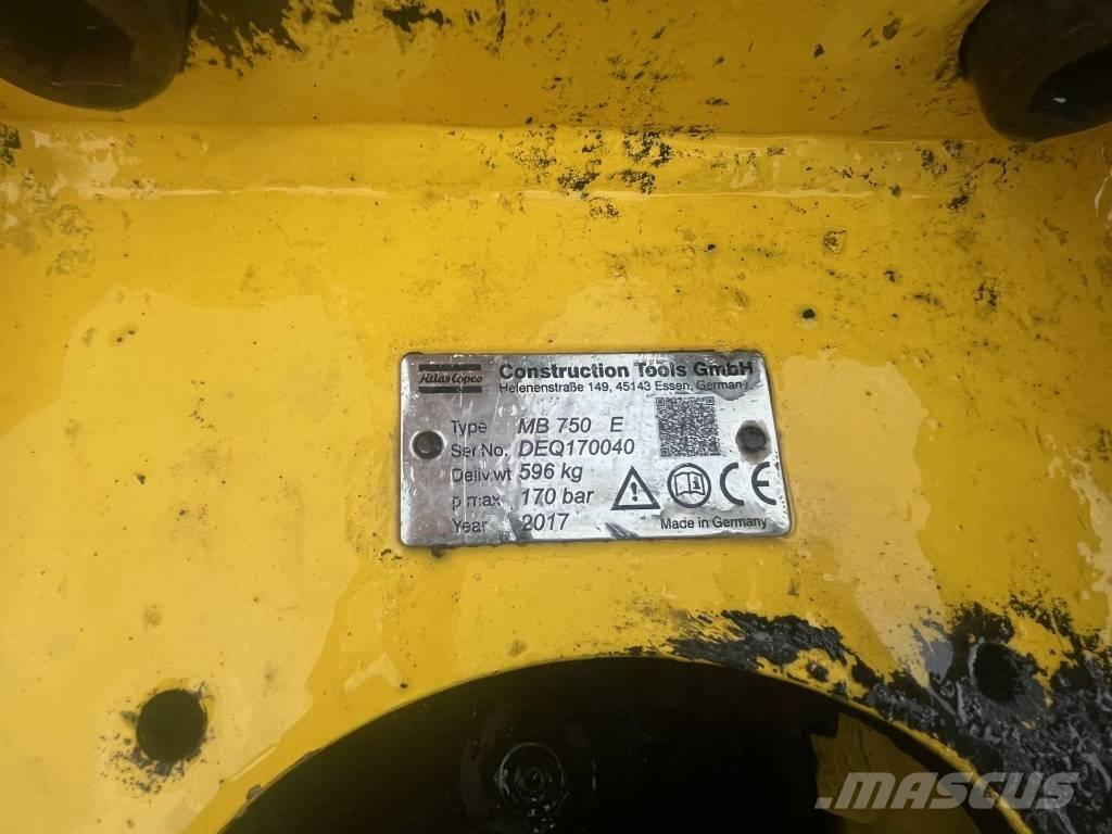 Atlas Copco MB 750 Hammers / Breakers