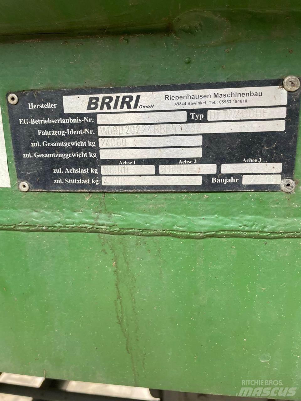 Briri Güllefass Slurry tankers