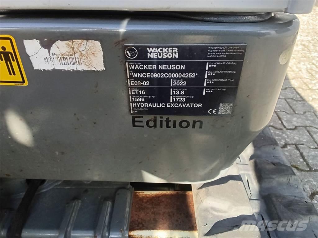 Wacker Neuson ET16 Crawler excavators