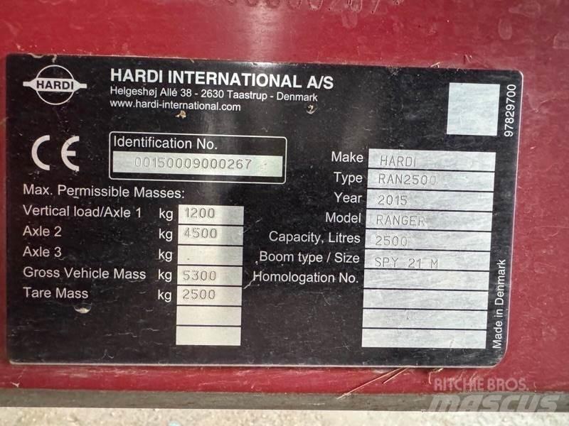 Hardi Ranger 2500 Trailed sprayers