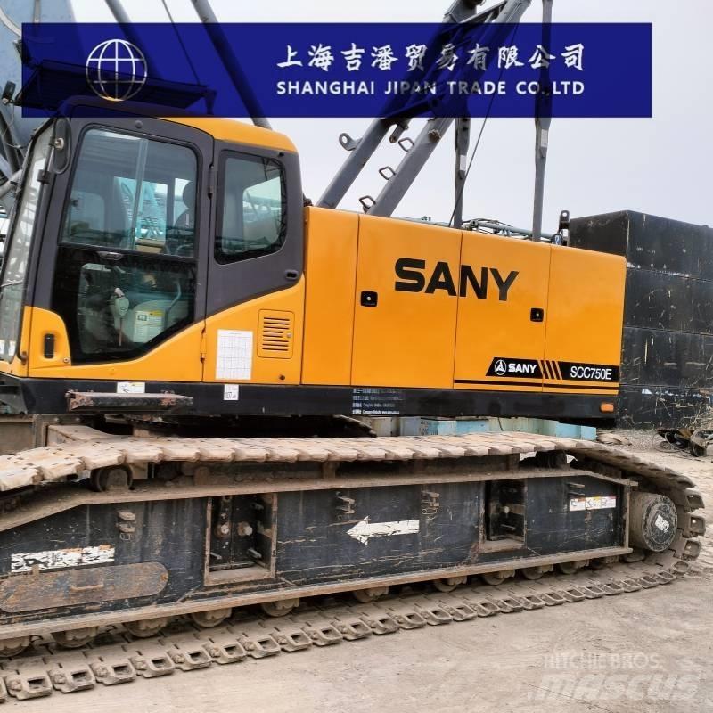 Sany SCC 750 E Track mounted cranes