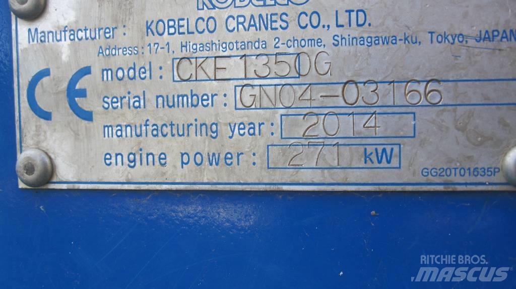 Kobelco CKE1350G Track mounted cranes