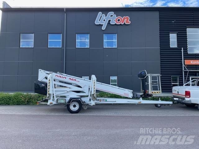 Dino 260 XTD Skylift Trailer mounted platforms