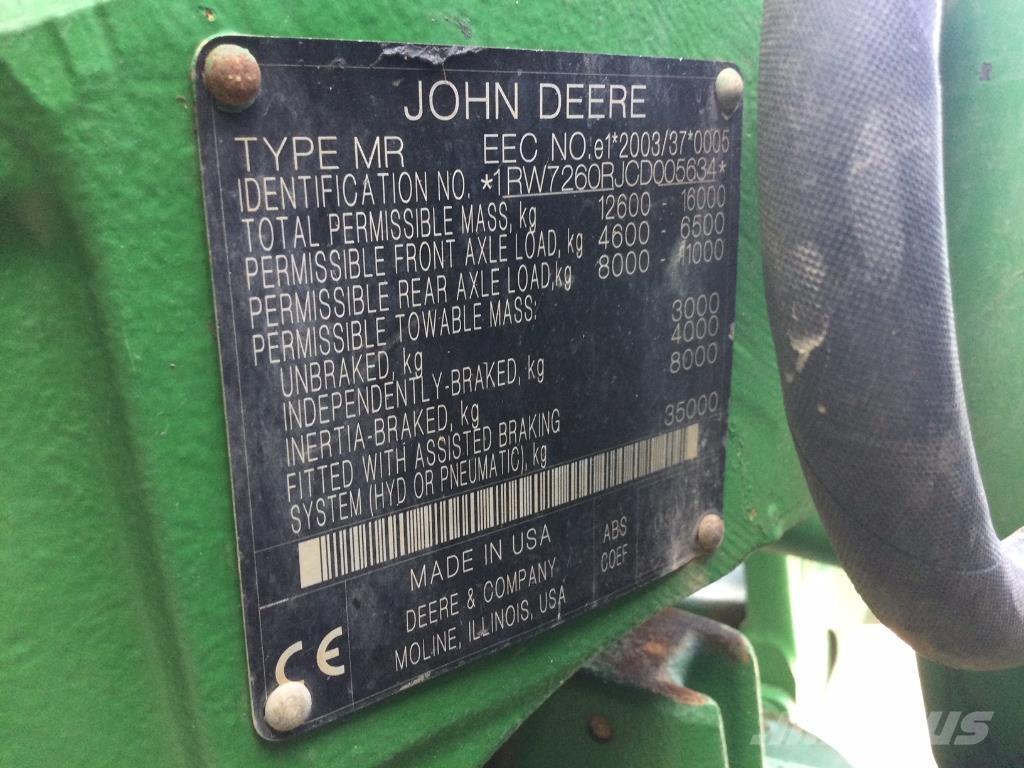 John Deere 7260R Tractors