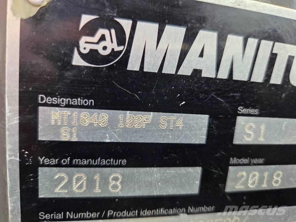 Manitou MT 1840 Telescopic handlers