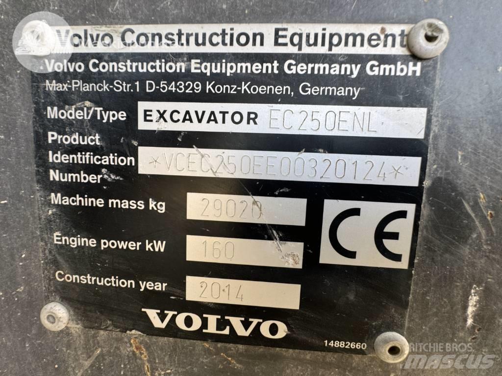 Volvo EC 250 E N L Crawler excavators