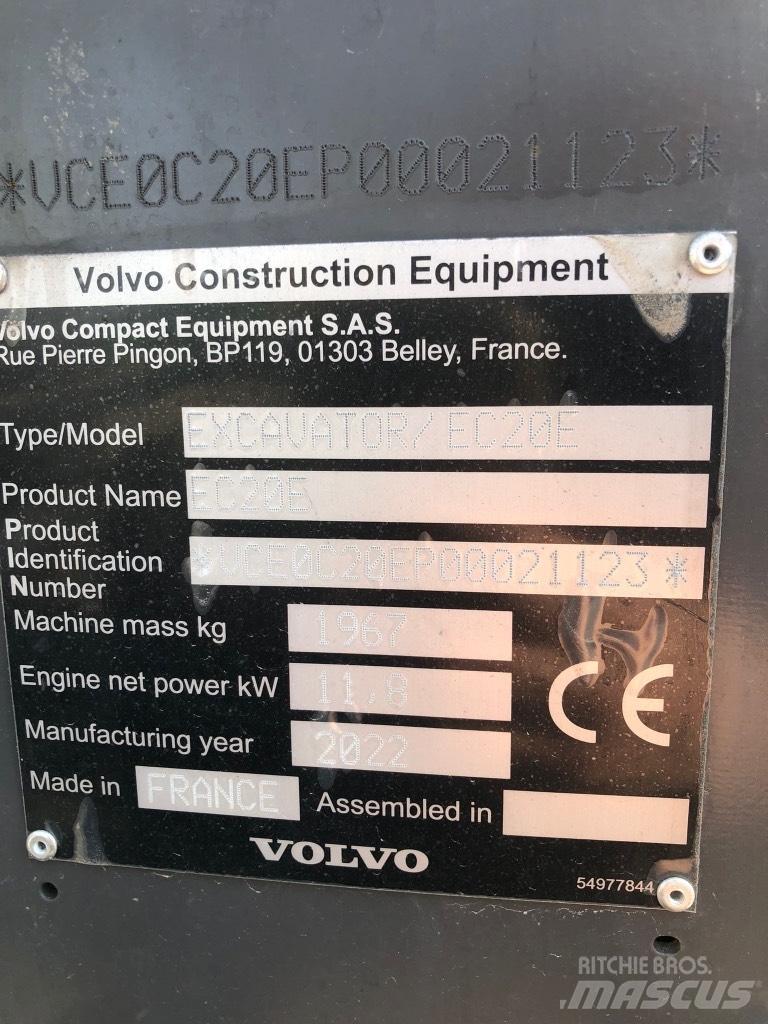 Volvo EC 20 E Mini excavators < 7t (Mini diggers)