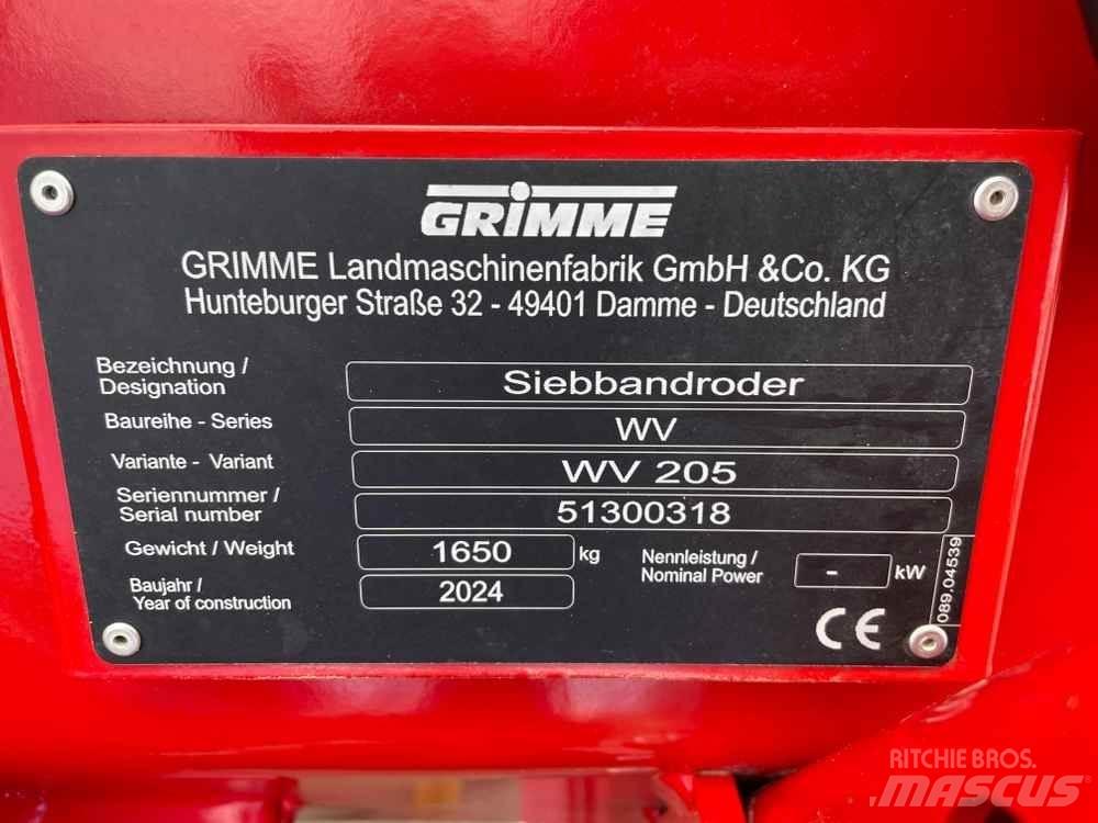 Grimme WV 205 Farm machinery