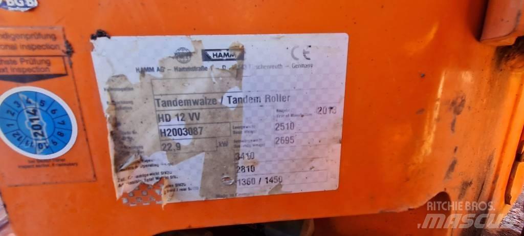 Hamm HD 12 VV Twin drum rollers
