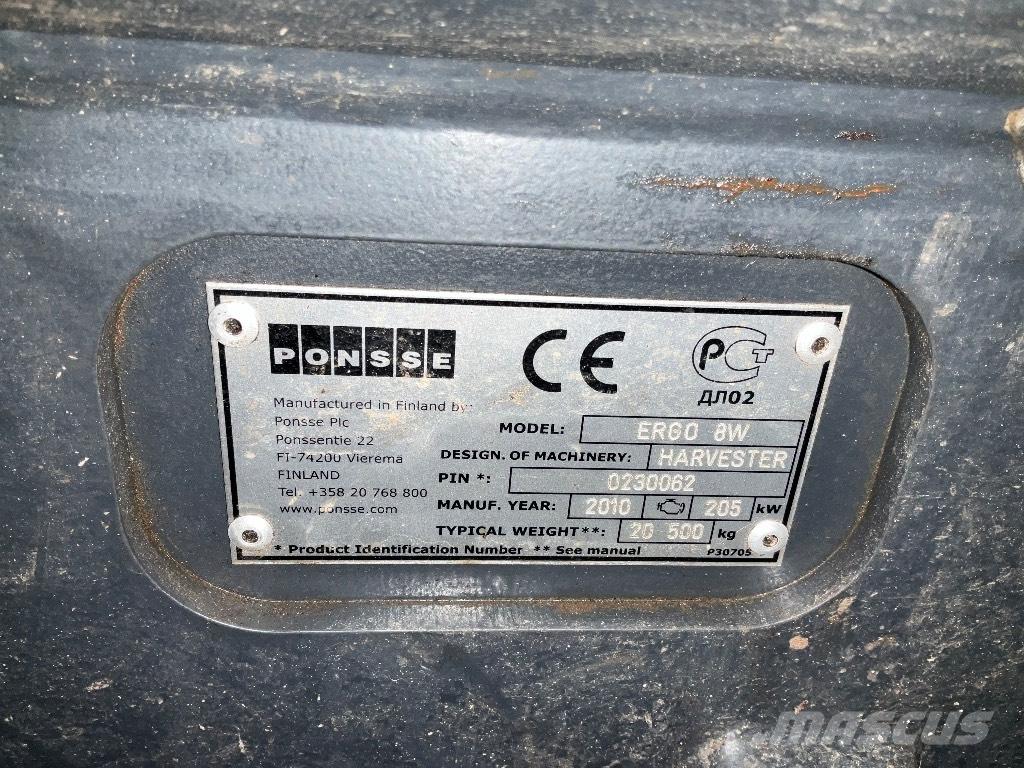 Ponsse ERGO 8W Harvesters