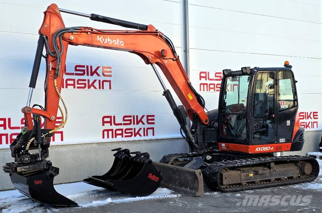 Kubota KX 080-4 Mini excavators  7t - 12t