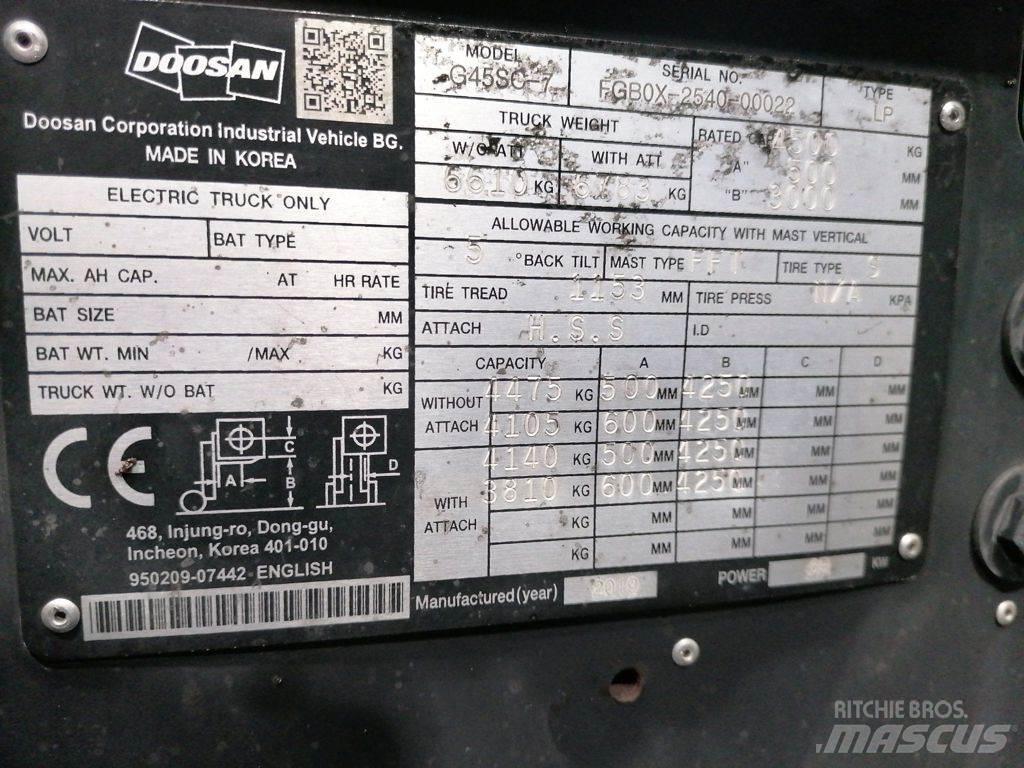 Doosan G45SC-7 LPG trucks