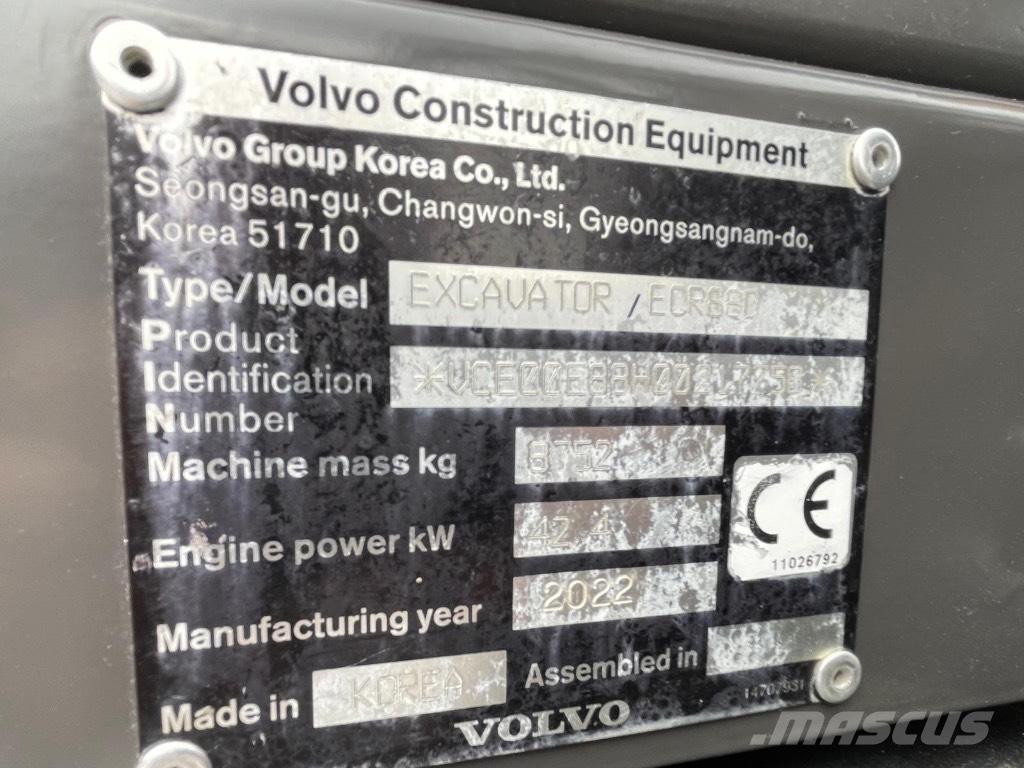 Volvo ECR88D Mini excavators  7t - 12t