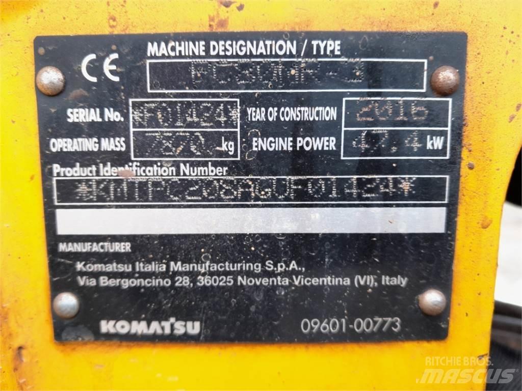 Komatsu PC80 Mini excavators < 7t (Mini diggers)