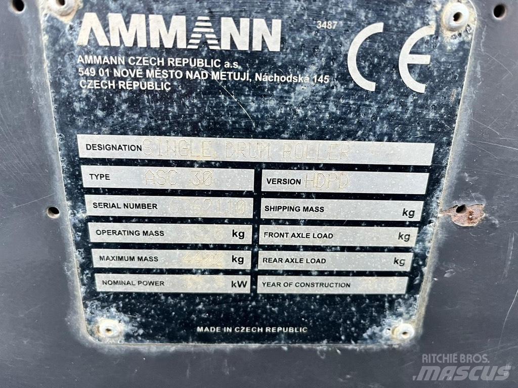 Ammann ASC 30 Single drum rollers