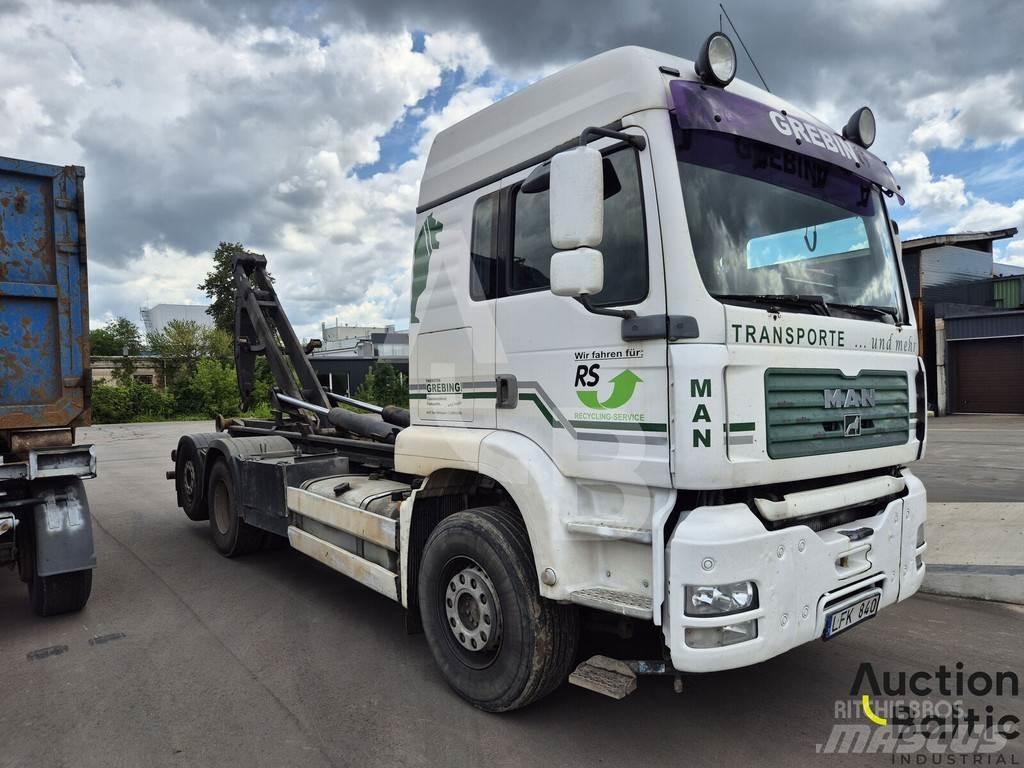 MAN TGA26.463 Hook lift trucks