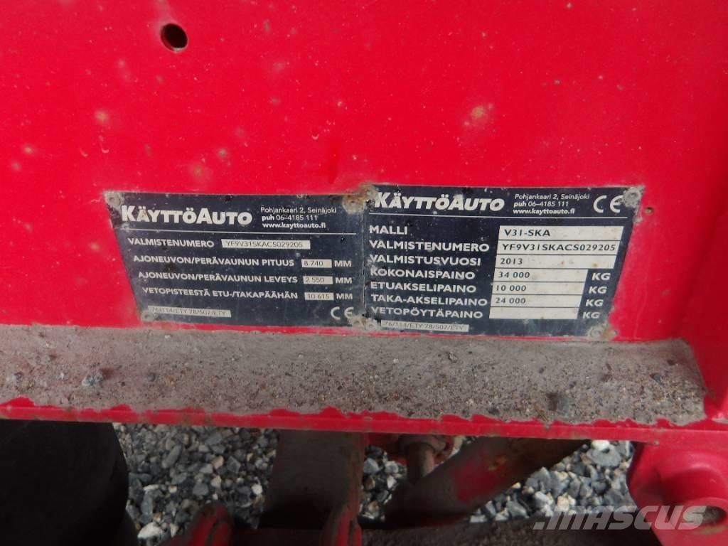  Käyttöauto V31 4 aks Tipper trailers