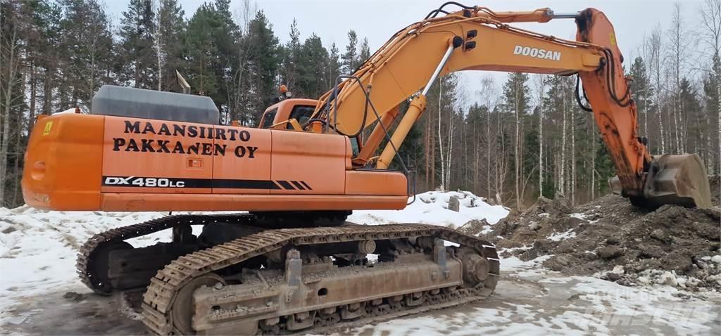 Doosan DX 480 LC Crawler excavators